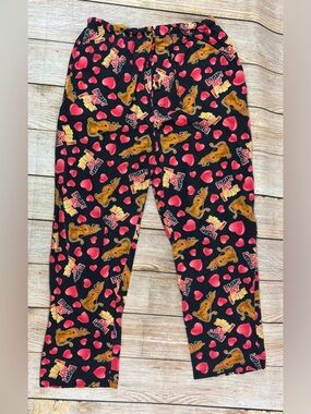 Vintage Scooby Doo Light My Fire Pajama Lounge Pants Size Medium